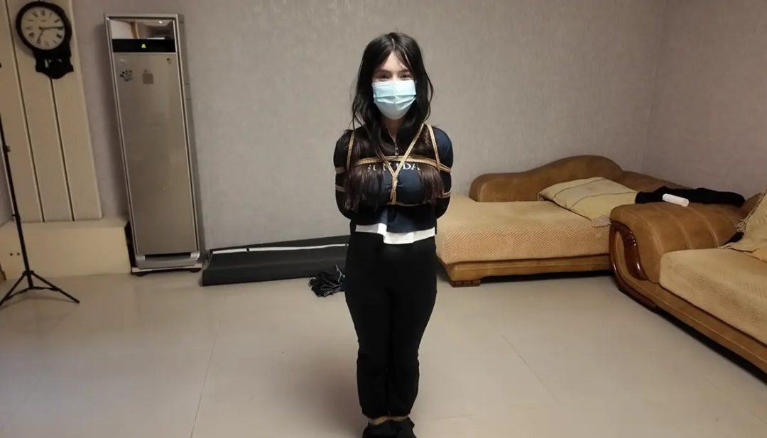 捆绑调教训练 体能测试【白金衣】-4