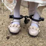 18岁女高的四天镣铐生活（2）适应重镣，公园2公里走路镣责