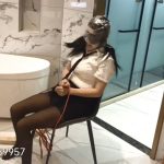 黑丝制服+黑丝旗袍。喵酱姐妹俩的保鲜膜敷面窒息