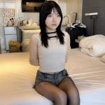 【缚艺录】【小花】日本绿色胶带与口球驷马~
