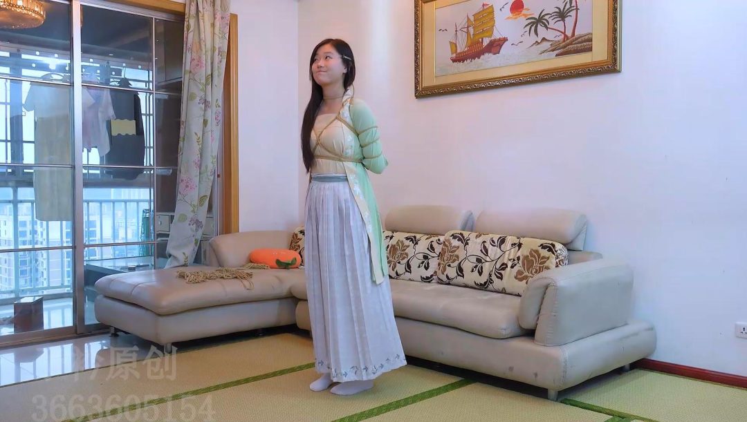 安安小颖 汉服口球猜词游戏-5