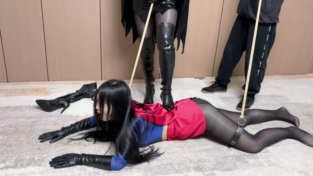 [女英雄研究所]李然&吴晗 女超人姐妹战败受辱下集 云雀定拍-1