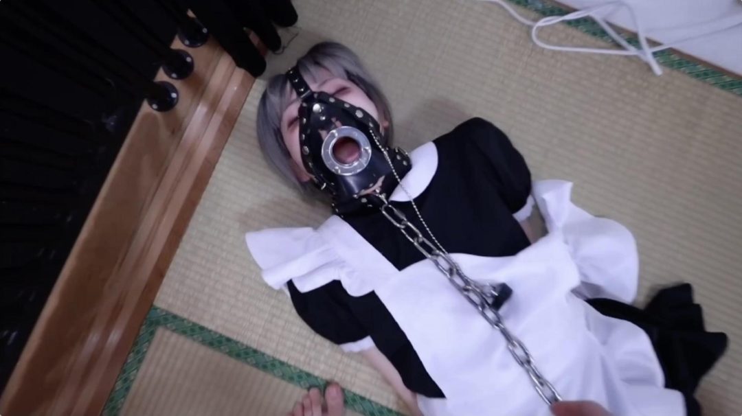 メイド拘束開口具イラマ調教-7