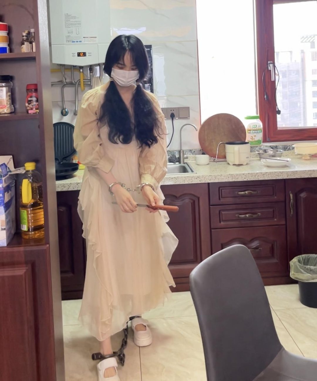 镣铐女孩的春游vlog+在家的日常-3