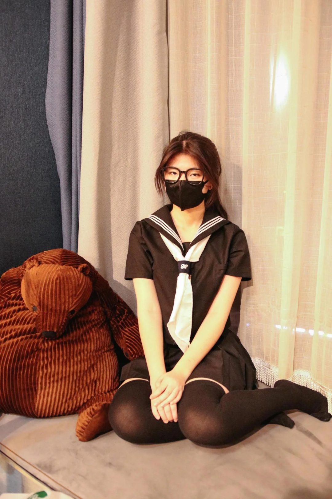 我的06年女友小南续--深入开发，发掘m属性，羞耻分腿微微颤抖-4