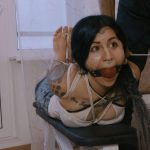 Tina hard hogtied
