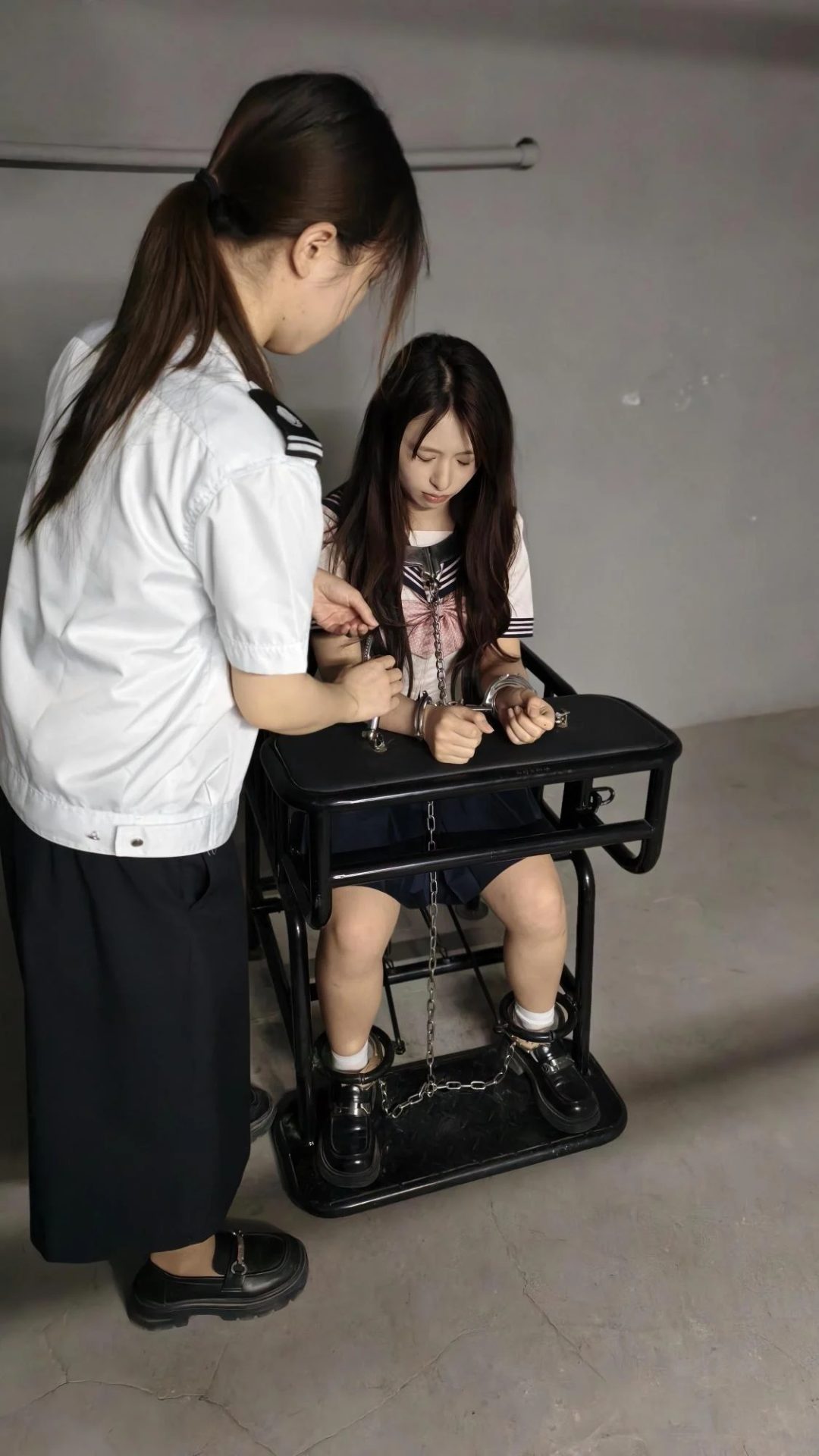 【忘忧社工作室】狱之花（下集） 周杰在狱中因自己是死刑犯的原因，很快就坐上狱霸老大，也收了非常衷心自己的小迷妹奶贝，不久因诈骗入狱的小点点也被分配到周杰所在的监室-3