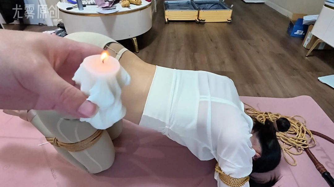 瑜伽服 滴蜡 调教 强制-2