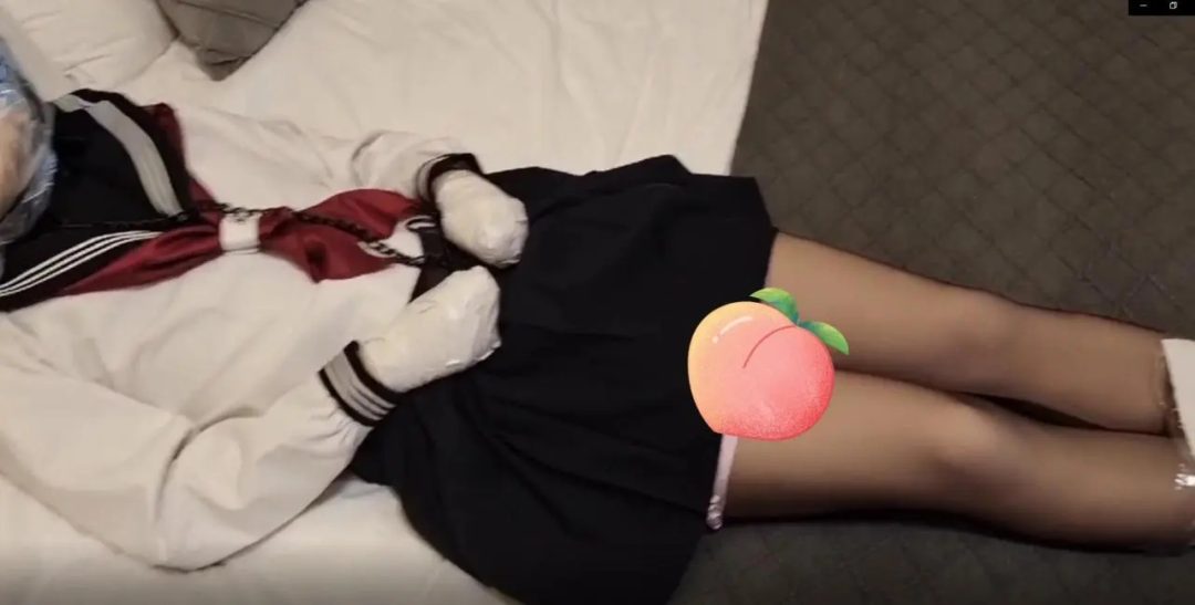 jk少女kigurumi胶带捆绑调教-2