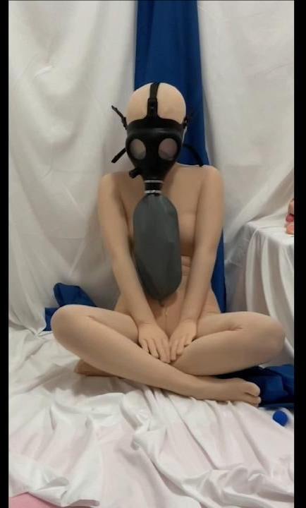 穿着全包紧身衣ZENTAI中途变娃被锁起来丝袜全包kigurumi-5