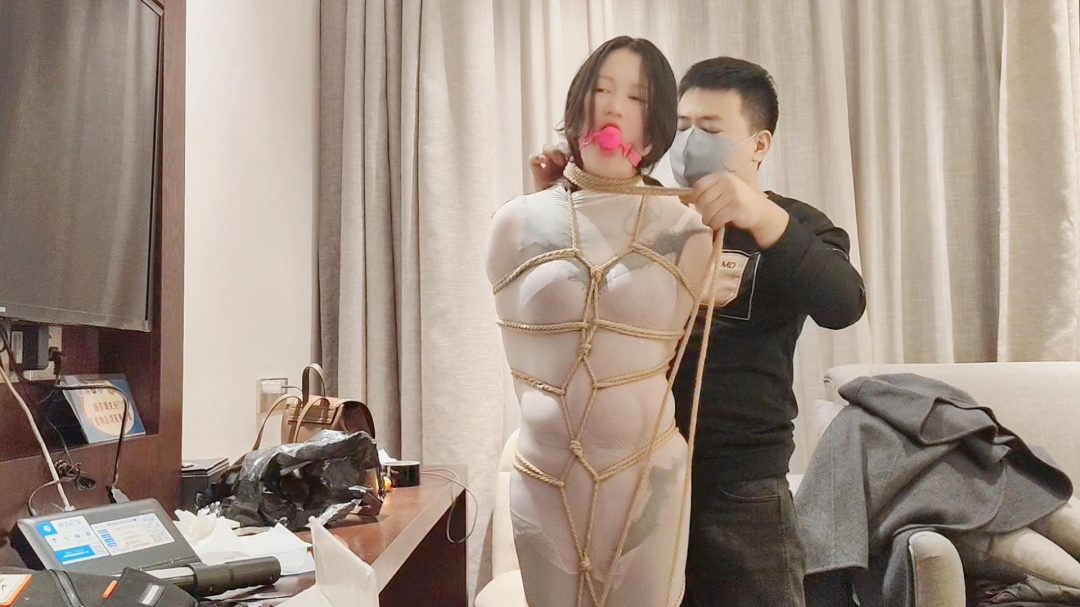 睡衣女孩的全包龟甲挣扎-5