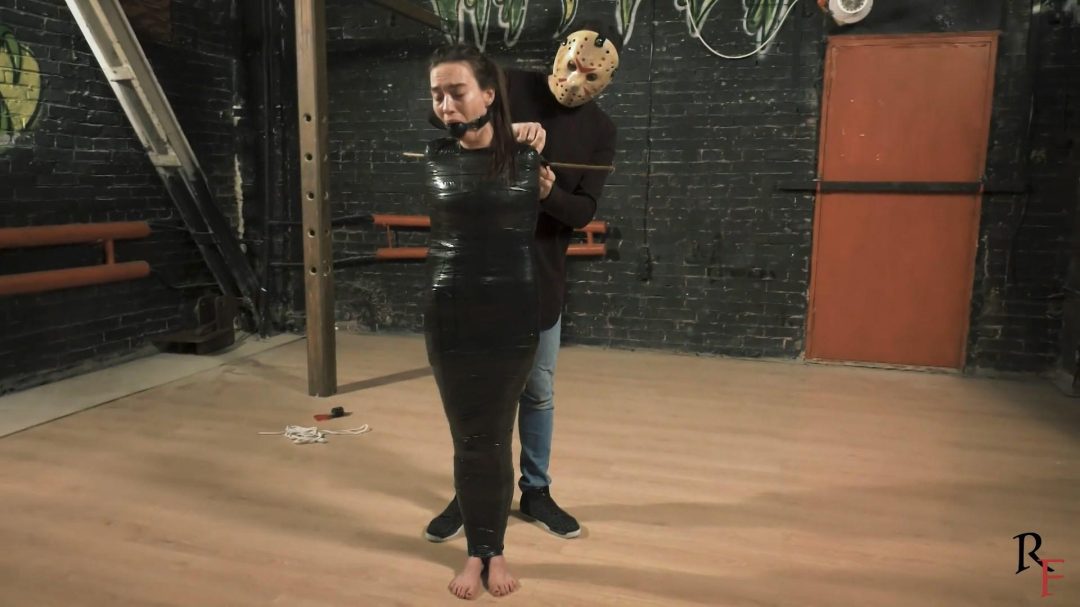 Home Girl - Jumping in mummification against her will-2