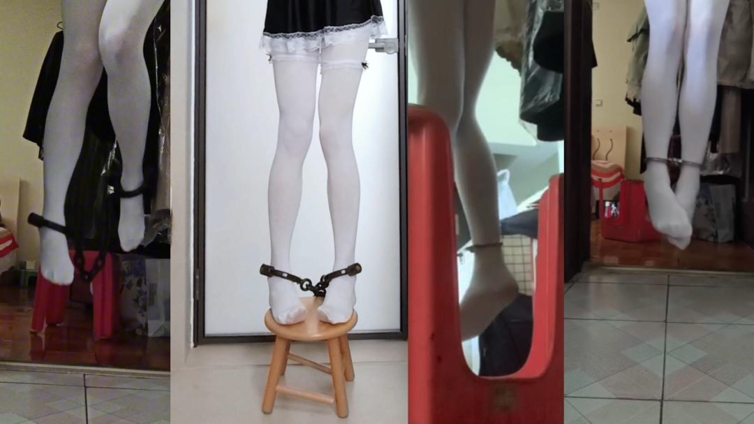 母狗小模特的脚镣绞刑失禁合集-3
