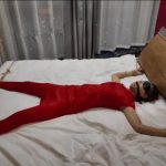 小姐姐诺米，红旗袍红丝袜捆绑