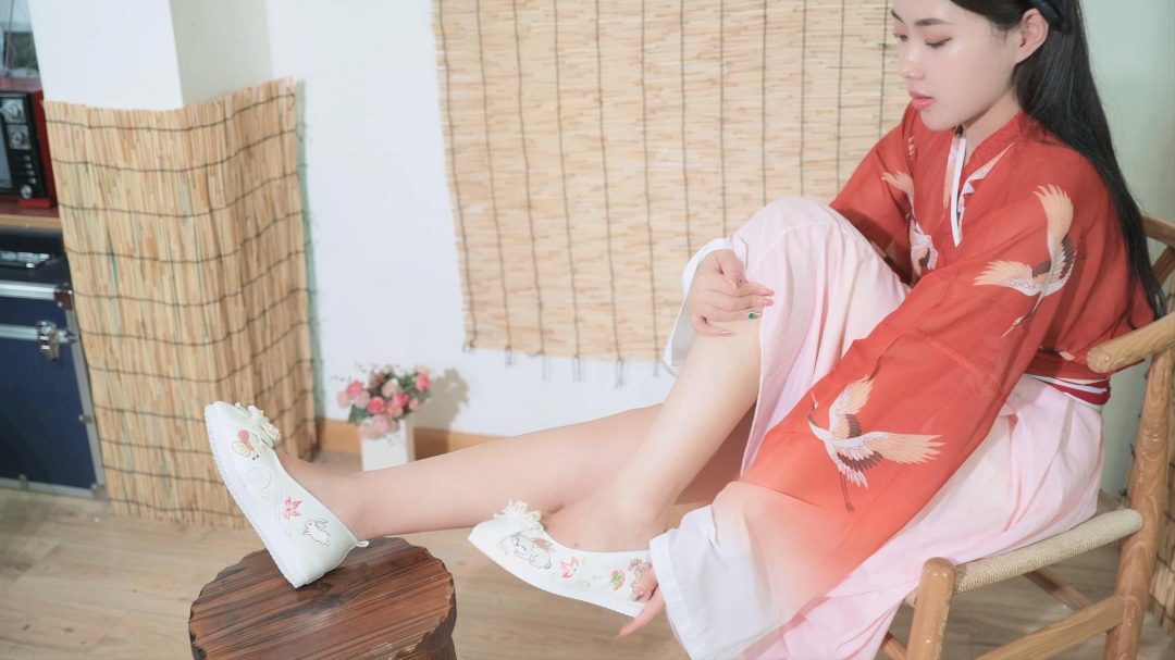 【美腿玉足系列】娜娜古装裸足--(无捆绑)-2