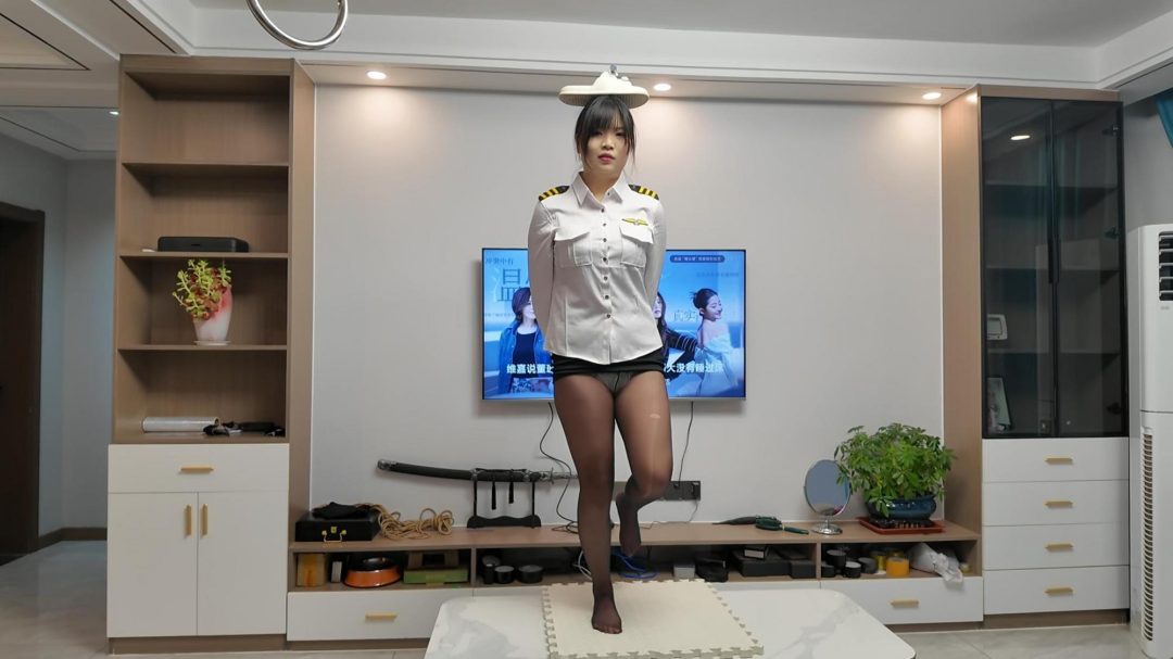 惩罚小文鞋底打耳光-5