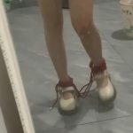 女大学生绳子捆脚-铁链锁脚-脚镣