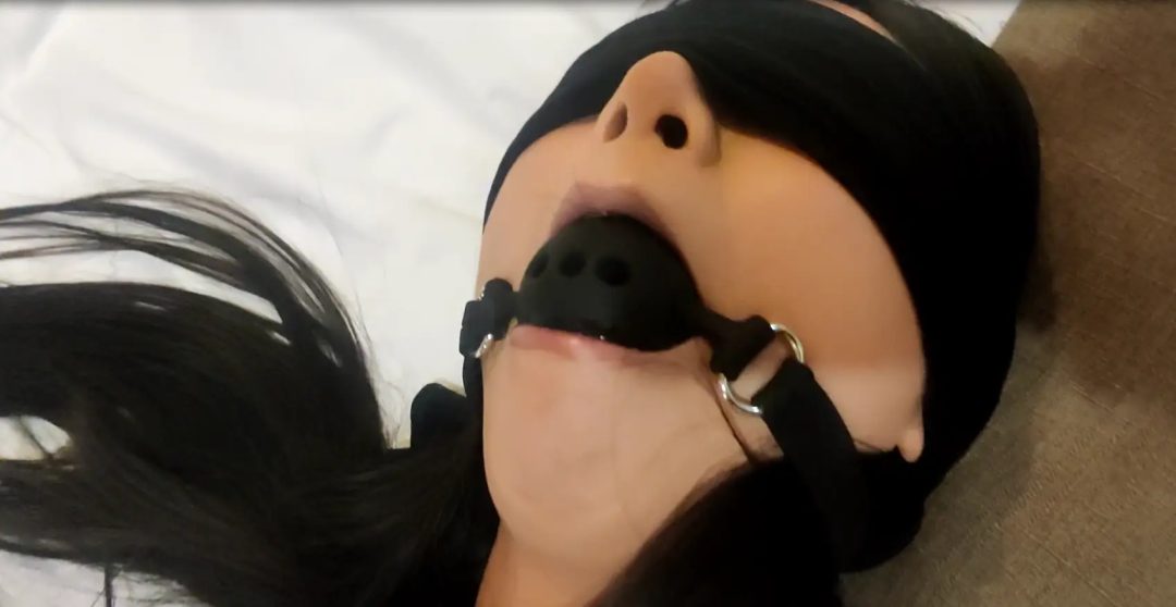 素人首次捆绑约拍丝袜驷马口球-1