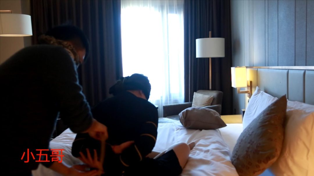 入室捆绑丝袜堵嘴合集（丝巾塞嘴，原味丝袜塞嘴）-6