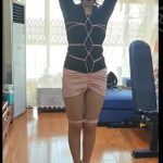 股绳龟甲双手脑后捆绑 口球惩罚