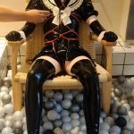 乳胶娃娃的残酷训练（椅子固定+热缩袋+训练器）