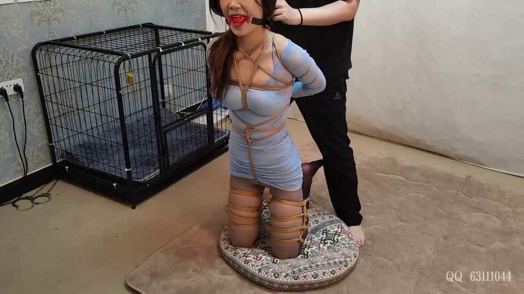 陈雨溪 小姑娘的第二次捆绑 五花紧缚-7