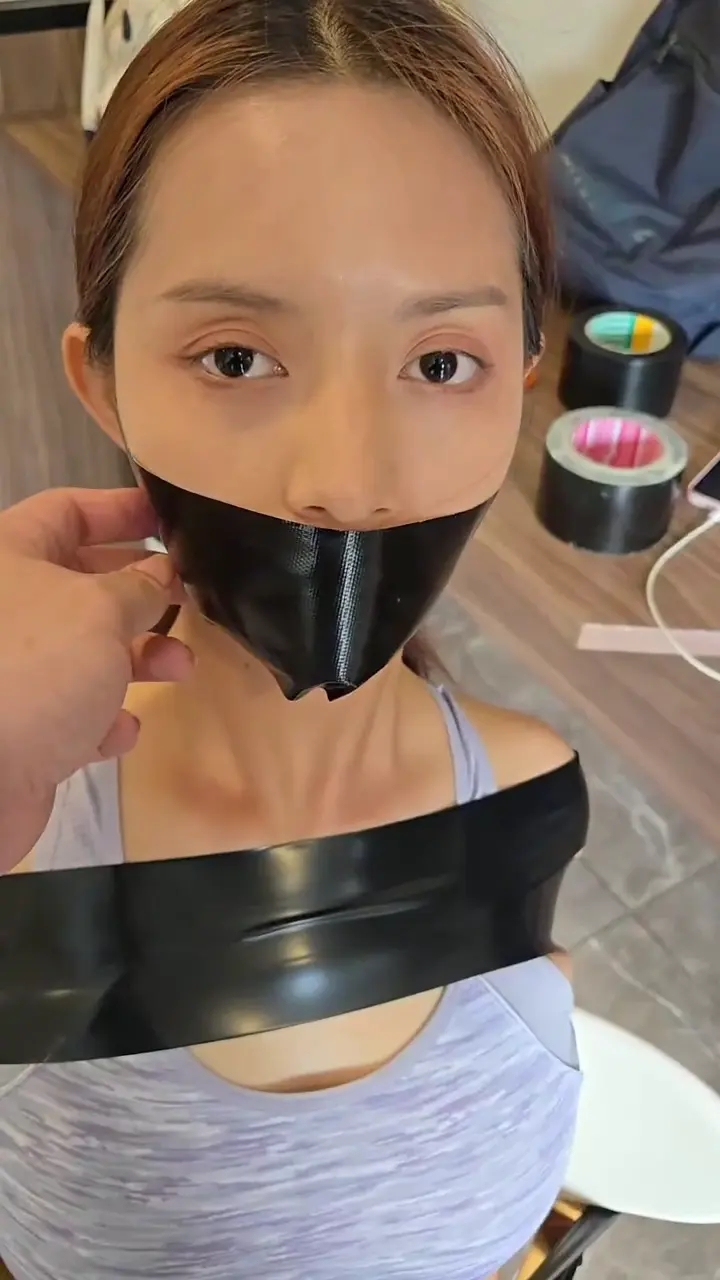 【Tman】【Fah】泰國 女孩 與 一個 大 黑色 膠帶-3