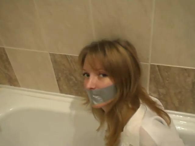 Bondage girls in a shower-2