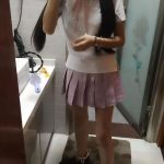 18岁小女孩在家戴手铐脚镣 JK制服 小皮鞋