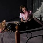 Gelena licks feet of hogtied Dalita (FULL HD MP4)