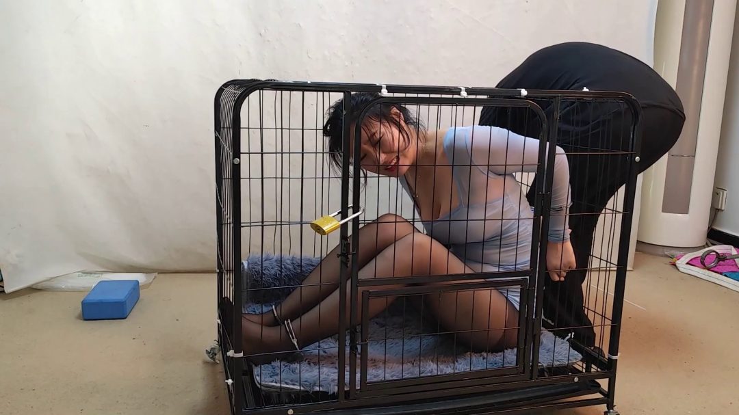 齐玉 丰满异常的少妇蜷缩笼中-8