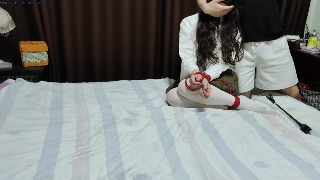 小m捆绑手脚sp 打屁股手心脚心-3