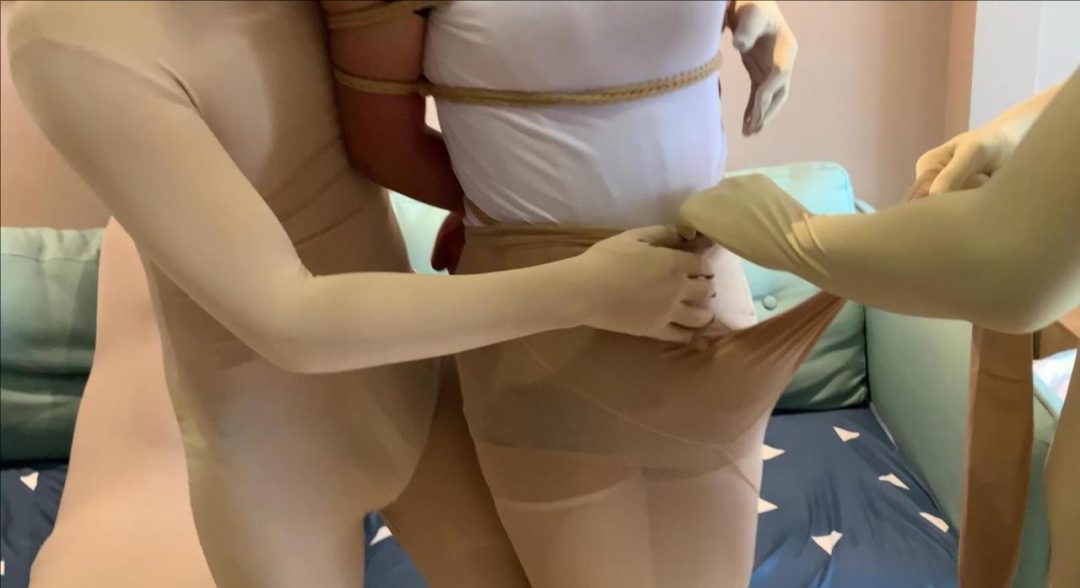 四条丝袜茧，丝袜木乃伊-3