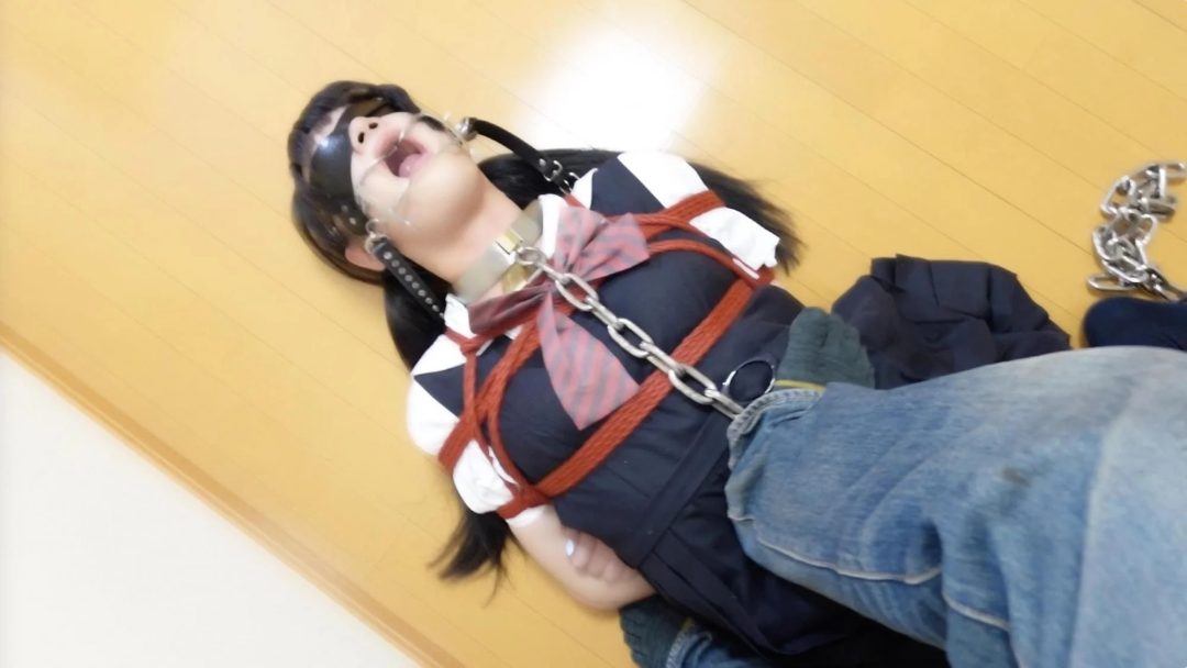 【制服緊縛引き回し調教】-6