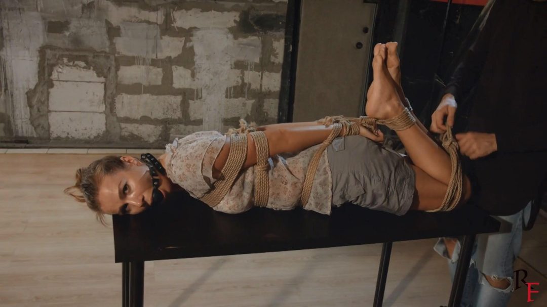 Yaroslava is tied up in rope hogtie-3 Yaroslava is tied up in rope hogtie-3