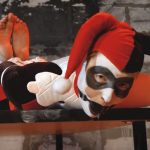 Original Harley Quinn cosplay - Zoya in rope hogtie