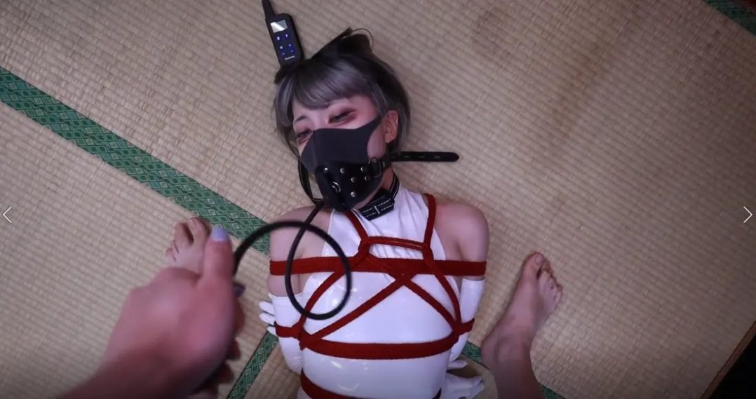 ハイレグ緊縛電流[X_X]調教【20分FUUL動画】-4