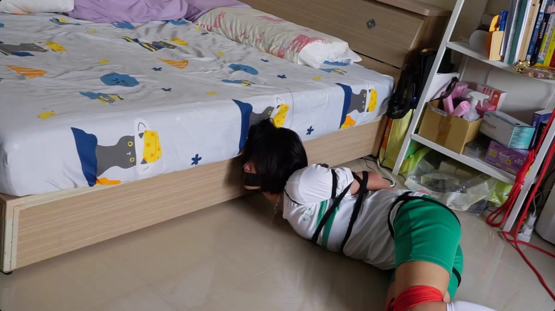 【麻绳工作室】 「绮」湾湾妹子 19岁 大学生 大一学妹 - 运动会成绩表现不佳，回家被绑起来处罚，情境式捆绑-2