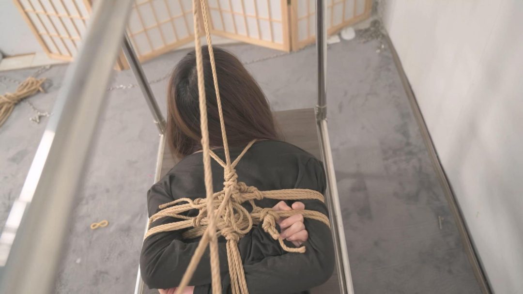 男女双S捆绑玩弄女神言妍，铁架驷马责--丝袜、高跟、女王装、TK、女王闻鞋闻脚-6