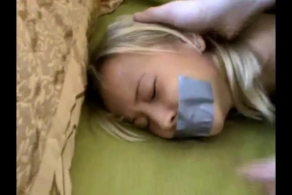 Cute Foxy frogtied and tape gagged-3