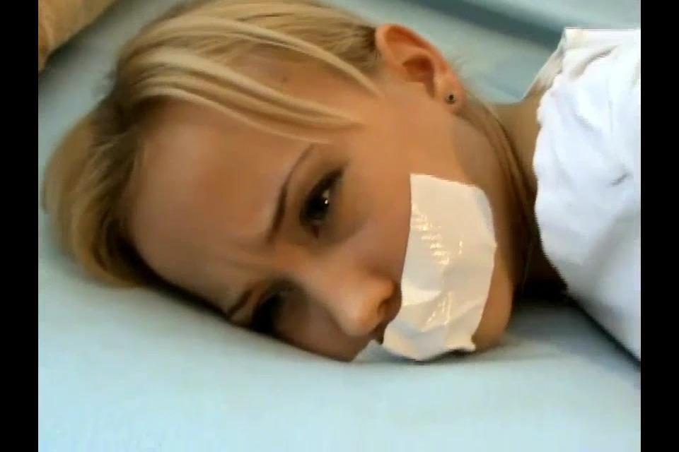 Cute Foxy hogtied barefoot-4