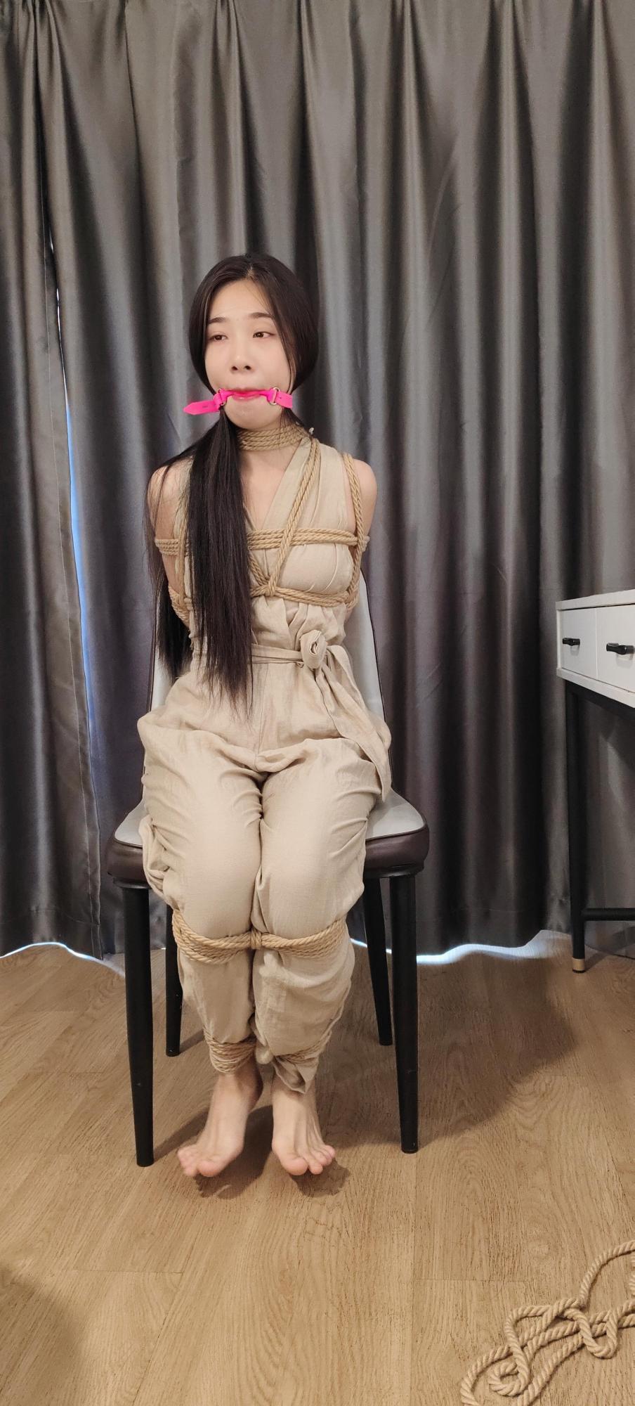 新模 后手观音 口球 旗袍 挠脚 脚铐 蒙眼-1