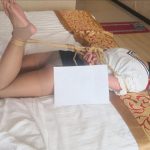 性感的蓝色镂空内裤