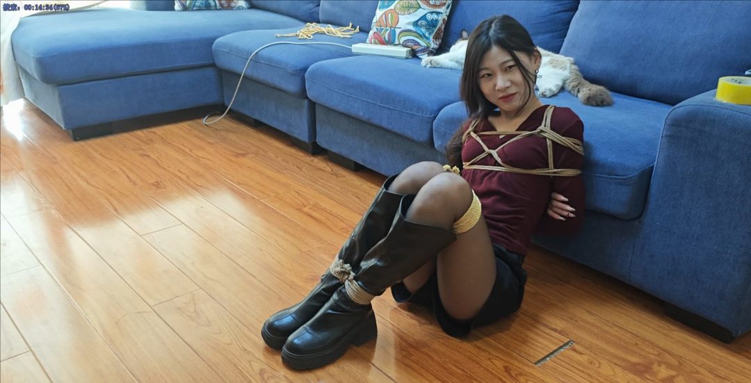 黑丝 长靴 女S 试镜-3