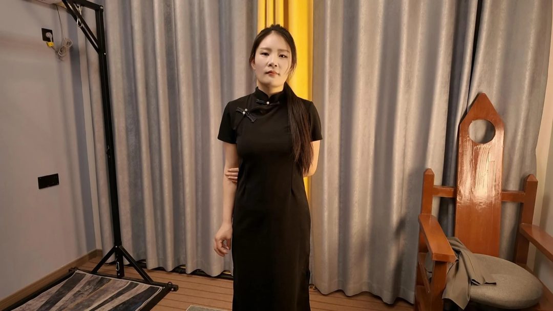 绳模娜娜应聘 日式放置 口球 紧缚-4