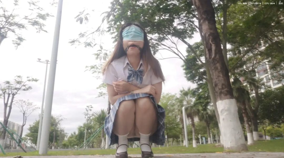 海砂-小m独自白天戴口球露出取快递时被保安发现逃跑-1 海砂-小m独自白天戴口球露出取快递时被保安发现逃跑-1
