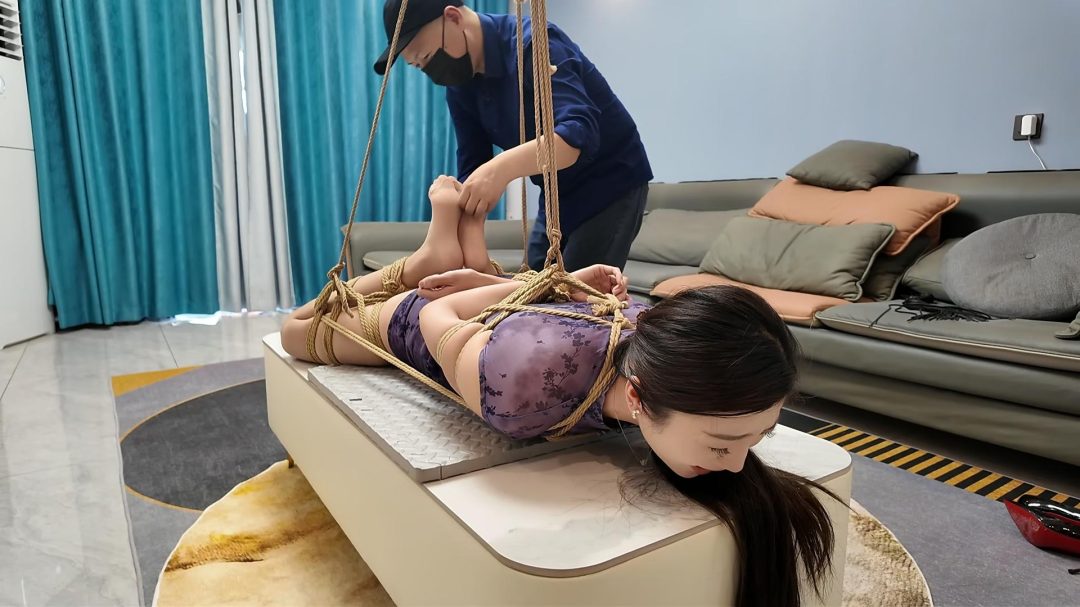 佳佳紫色旗袍-8