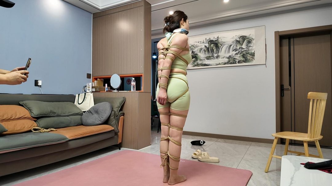 瑜伽美女茜茜直臂放置-6
