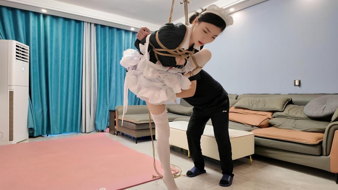 捆绑人妻之白丝女仆三-6