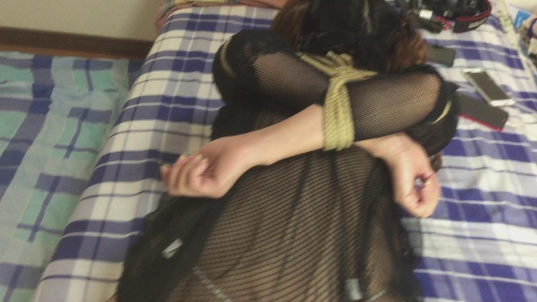 女M第4次调教,强制高,完美绿色剪辑,黑丝双马尾!-5